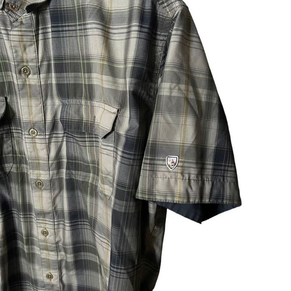 Kuhl Mens Plaid Button Down Shirt Medium - Picture 2 of 4